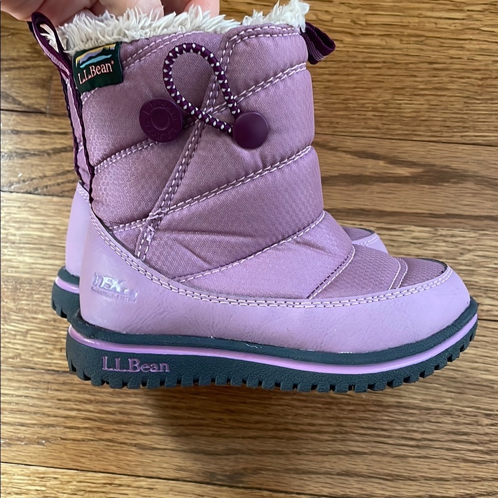 L.L. Bean Lavender Kids' Snow Boots